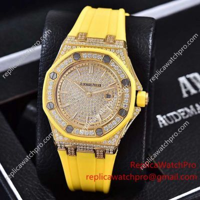 Fake AP Royal Oak Offshore Lady Alinghi Limited Edition Diamond 37mm